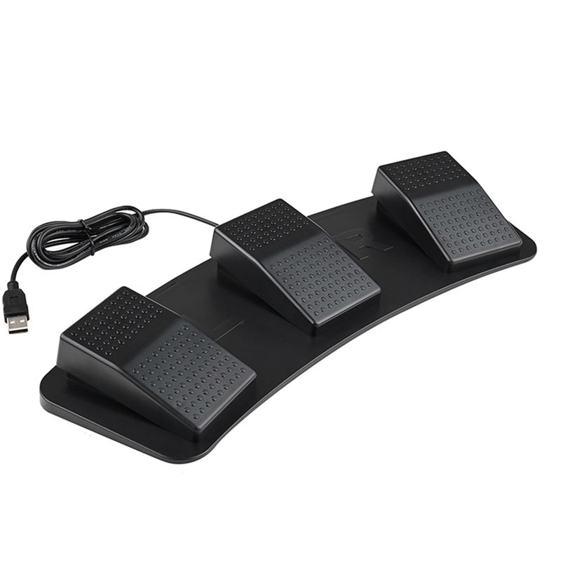 Usb Foot Pedal Gaming - AT82-USB Potrójny przełącznik nożny, kontroler z