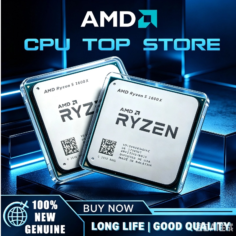 Amd Cpu Ryzen 5 - AMD Ryzen 5 1600X Oryginalny Nowy