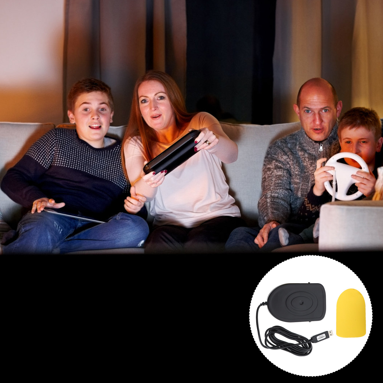 Usb Foot Pedal Gaming - Pedał nożny USB, metalowy, mechaniczny, komputerowy,