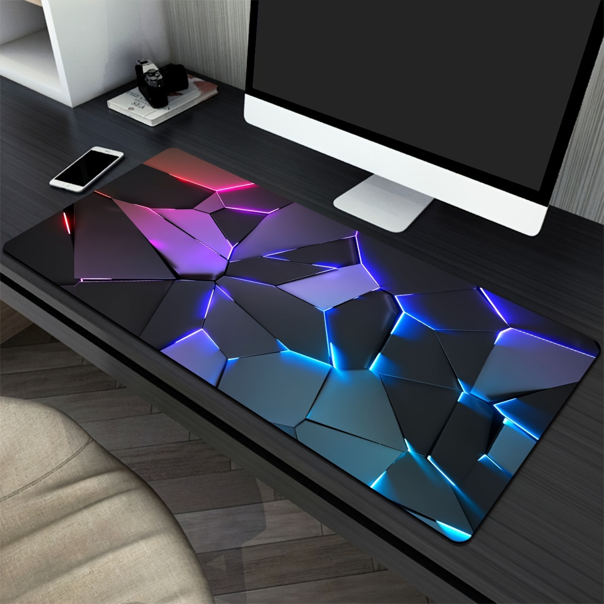 Rgb Mousepad - Podkładka pod mysz Line Geometry RGB,