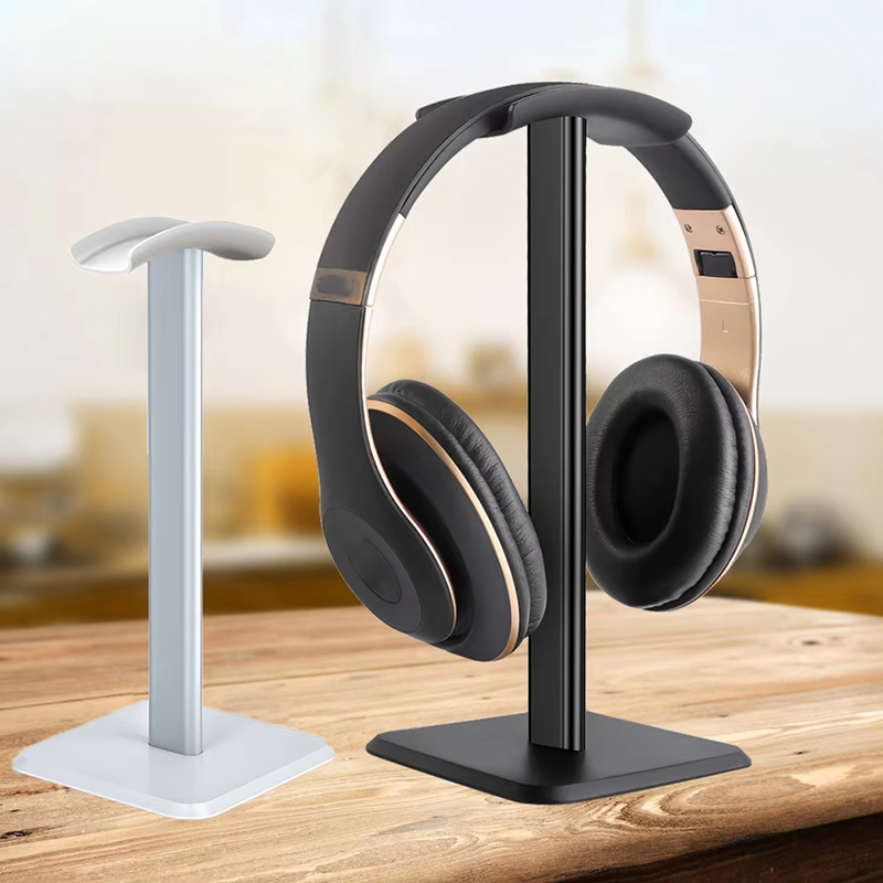 Headset Stand - Plastikowy Stojak na Słuchawki Biurkowy Przenośny