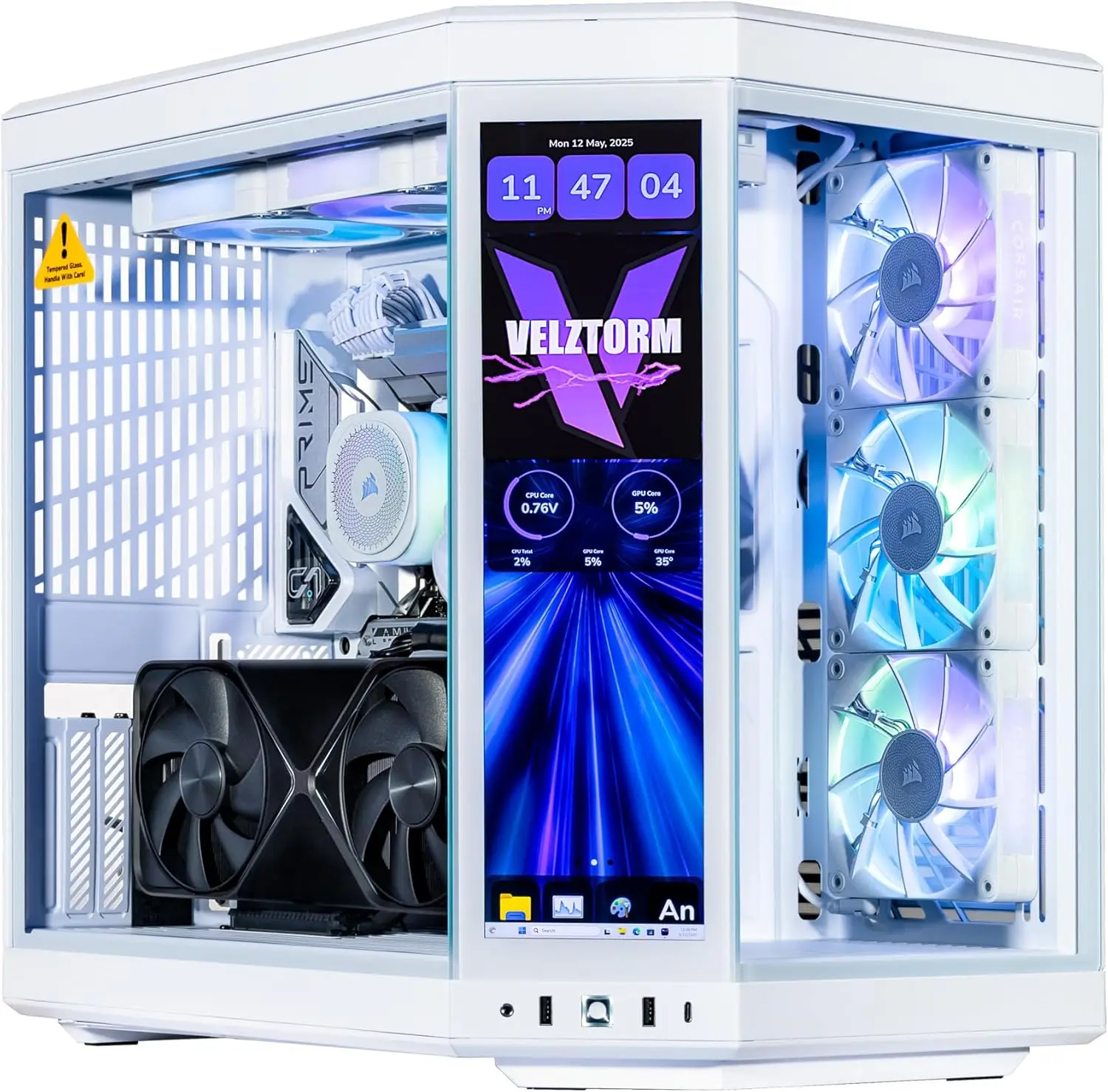 Pc Gaming Y70 - Komputer stacjonarny do gier Velztorm LCD