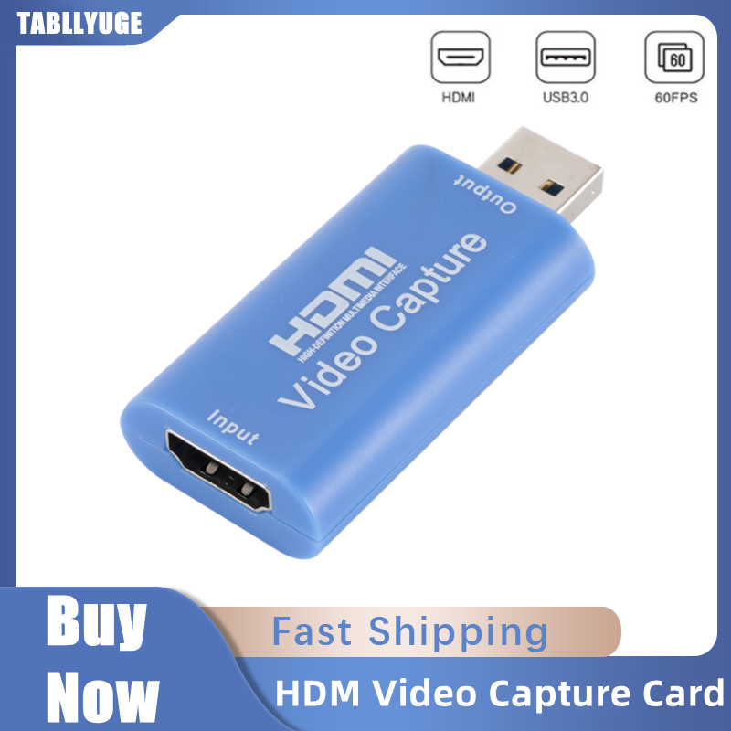 Capture Card Hdmi - HD 1080P type-c HDMI kompatybilny USB
