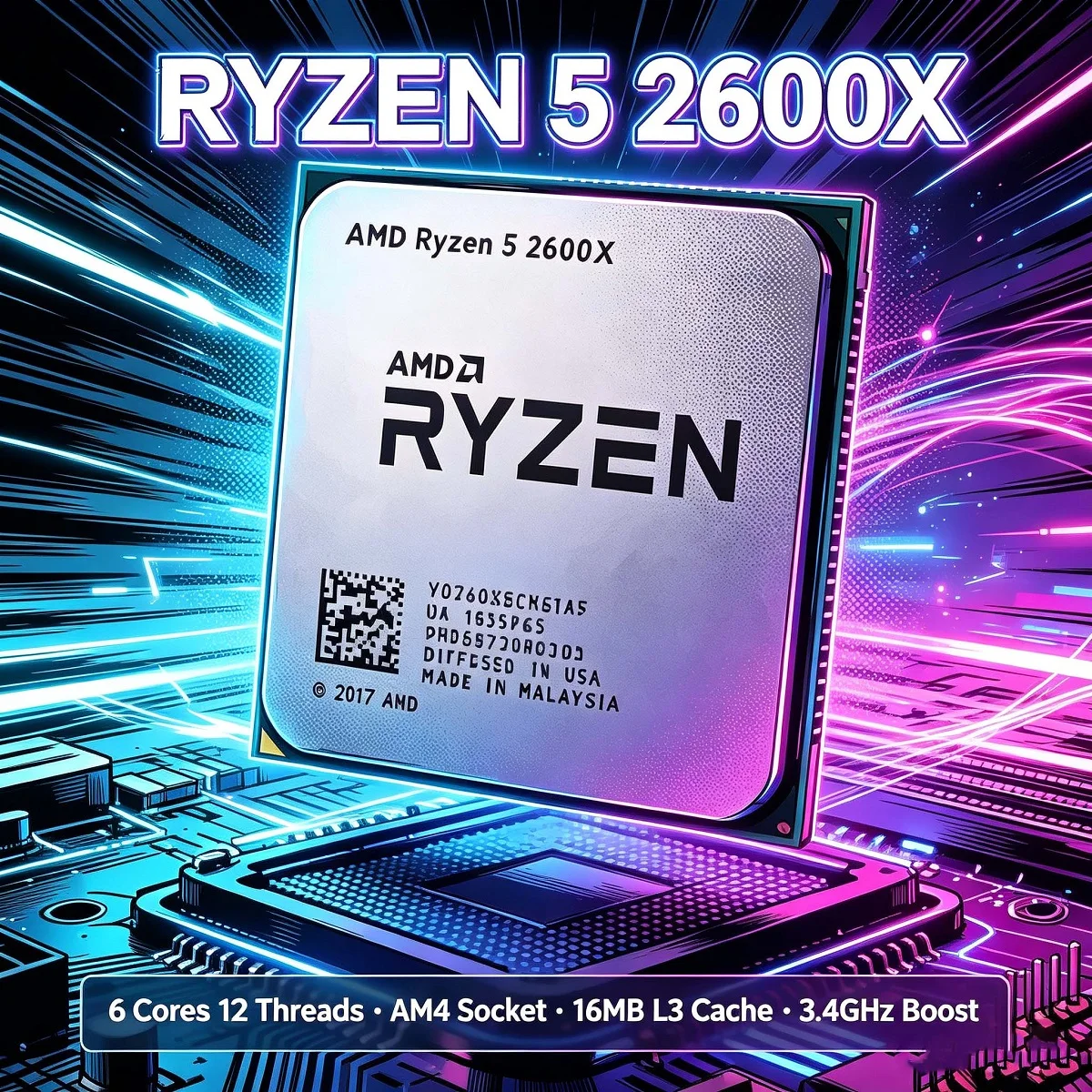 Amd Cpu Ryzen 5 - Procesor AMD Ryzen 5 2600X 3.6GHz