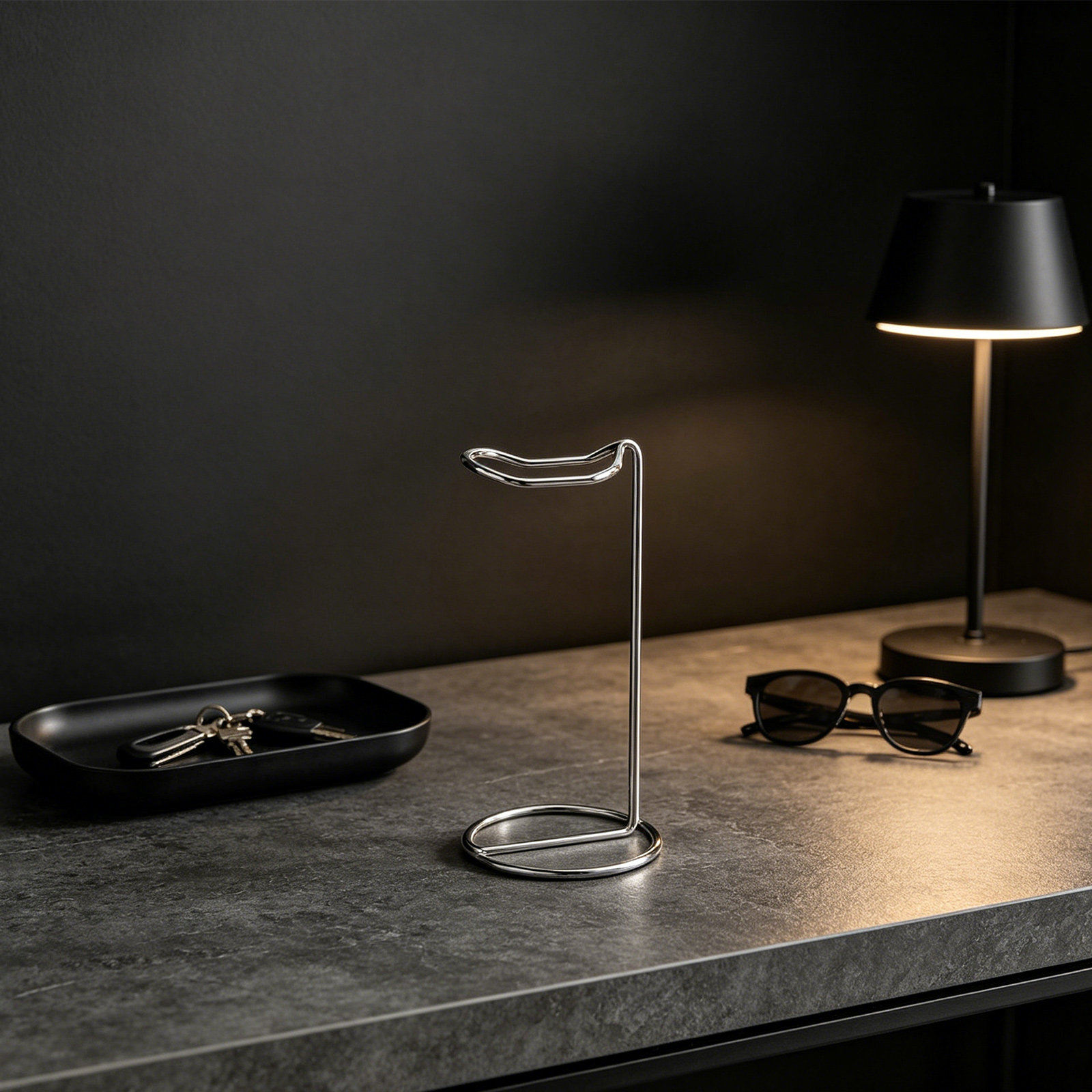 Headset Stand - Stojak na słuchawki biurkowy, metalowy, minimalistyczny