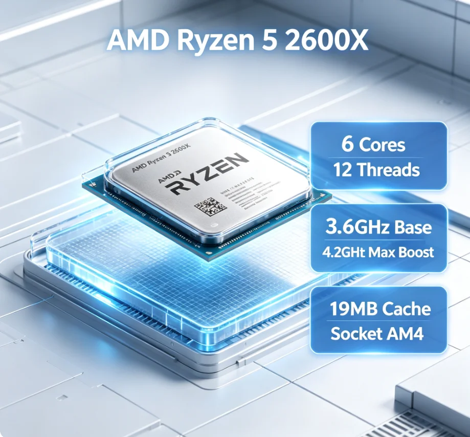 Amd Cpu Ryzen 5 - Procesor AMD Ryzen 5 2600X do
