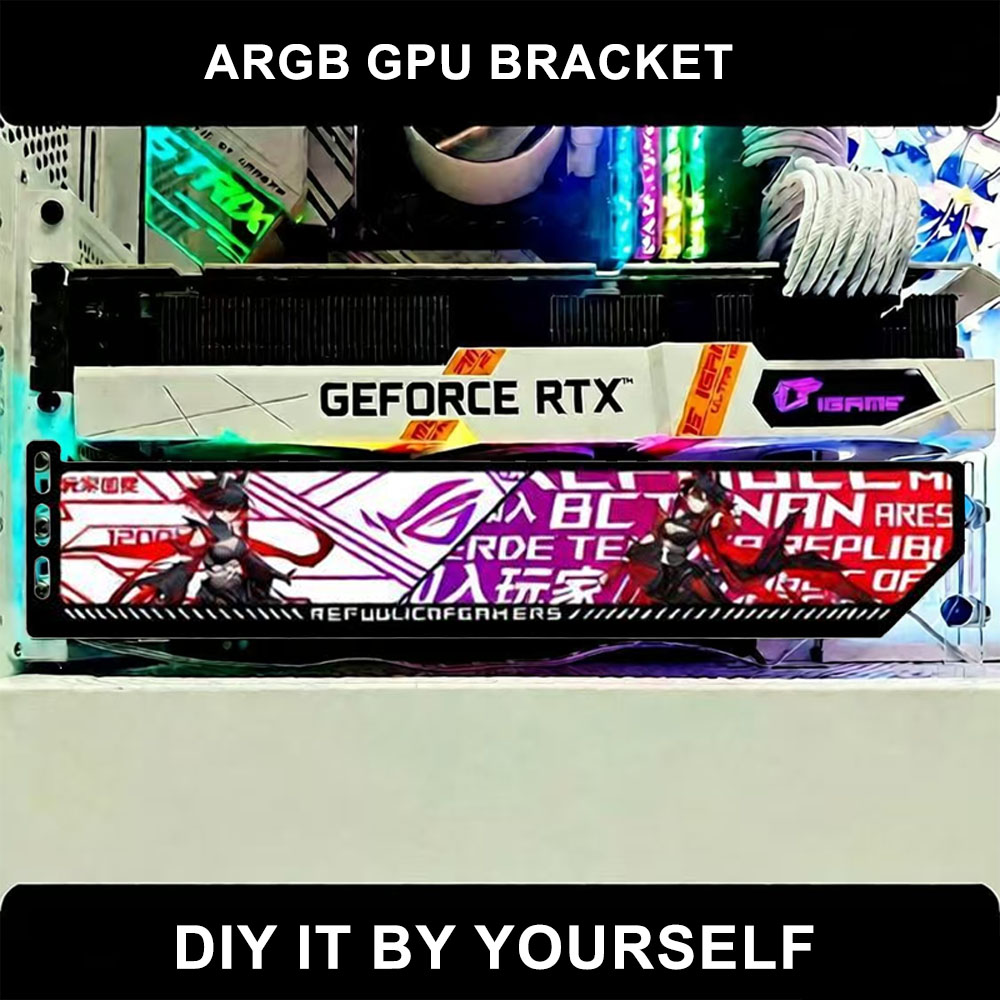 Pc Gaming Msi - Dostosuj uchwyt RGB VGA 5V/12V, wspornik