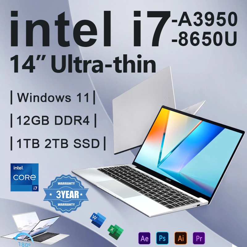 Pc Gaming Intel Core I7 - Laptop biurowy 2026 Windows 11 Pro