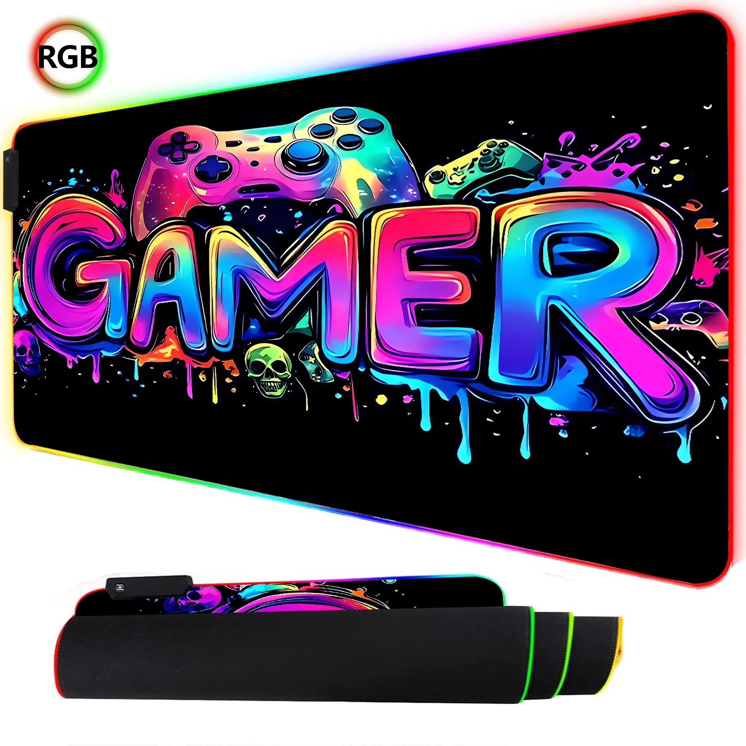 Rgb Mousepad - RGB Neonowy kontroler do gier Art