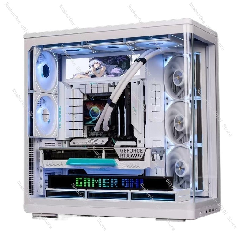 Pc Gaming Aquarium - Zakrzywiona obudowa PC ze szkła hartowanego,