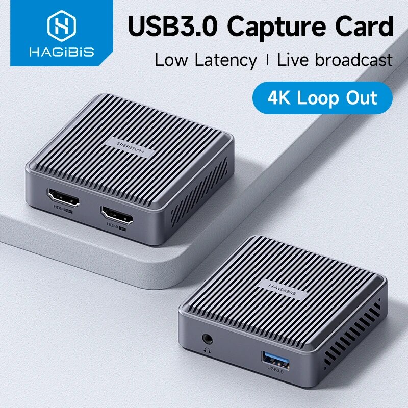 Capture Card Hdmi - Hagibis 4K HDMI-karta przechwytująca wideo Loop