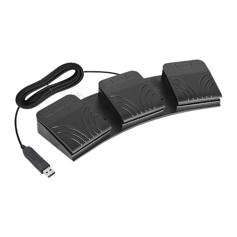 Usb Foot Pedal Gaming - Przełączniki nożne z trzema pedałami do