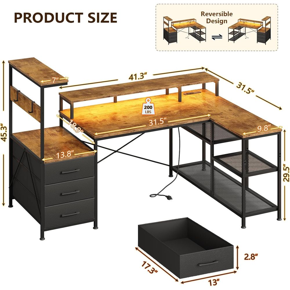 Biurko gamingowe w kształcie l – Monitor Stand recenzja i cena