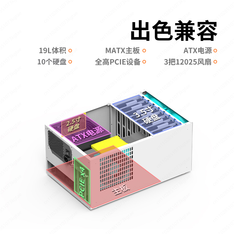 Obudowa NAS B8 z 8 pozycjami,  – Atx Power Supply recenzja i cena