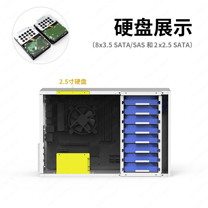 Obudowa NAS B8 z 8 pozycjami,  – Atx Power Supply recenzja i cena