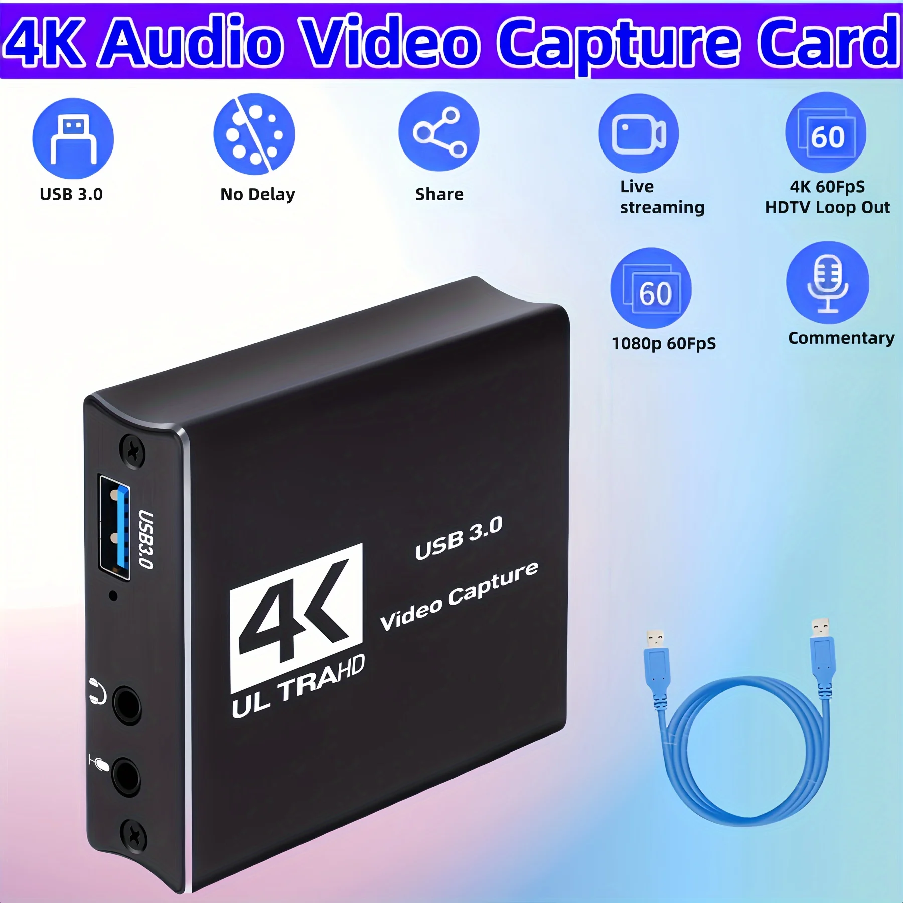 USB3.0 Video Capture HDMI Card – Capture Card Hdmi recenzja i cena