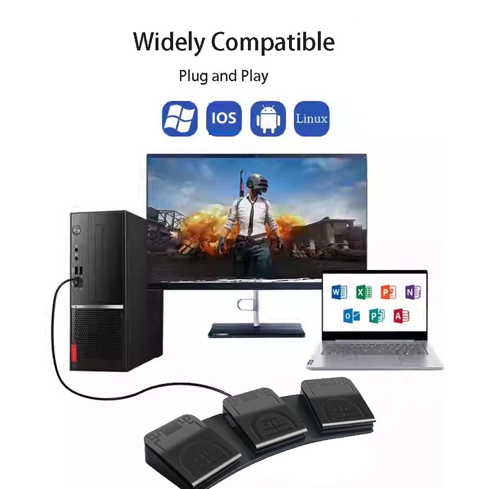 Przełącznik nożny MIDI USB, pe – Usb Foot Pedal Gaming recenzja i cena