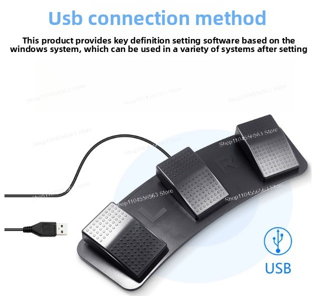 Programowalny przełącznik nożn – Usb Foot Pedal Gaming recenzja i cena