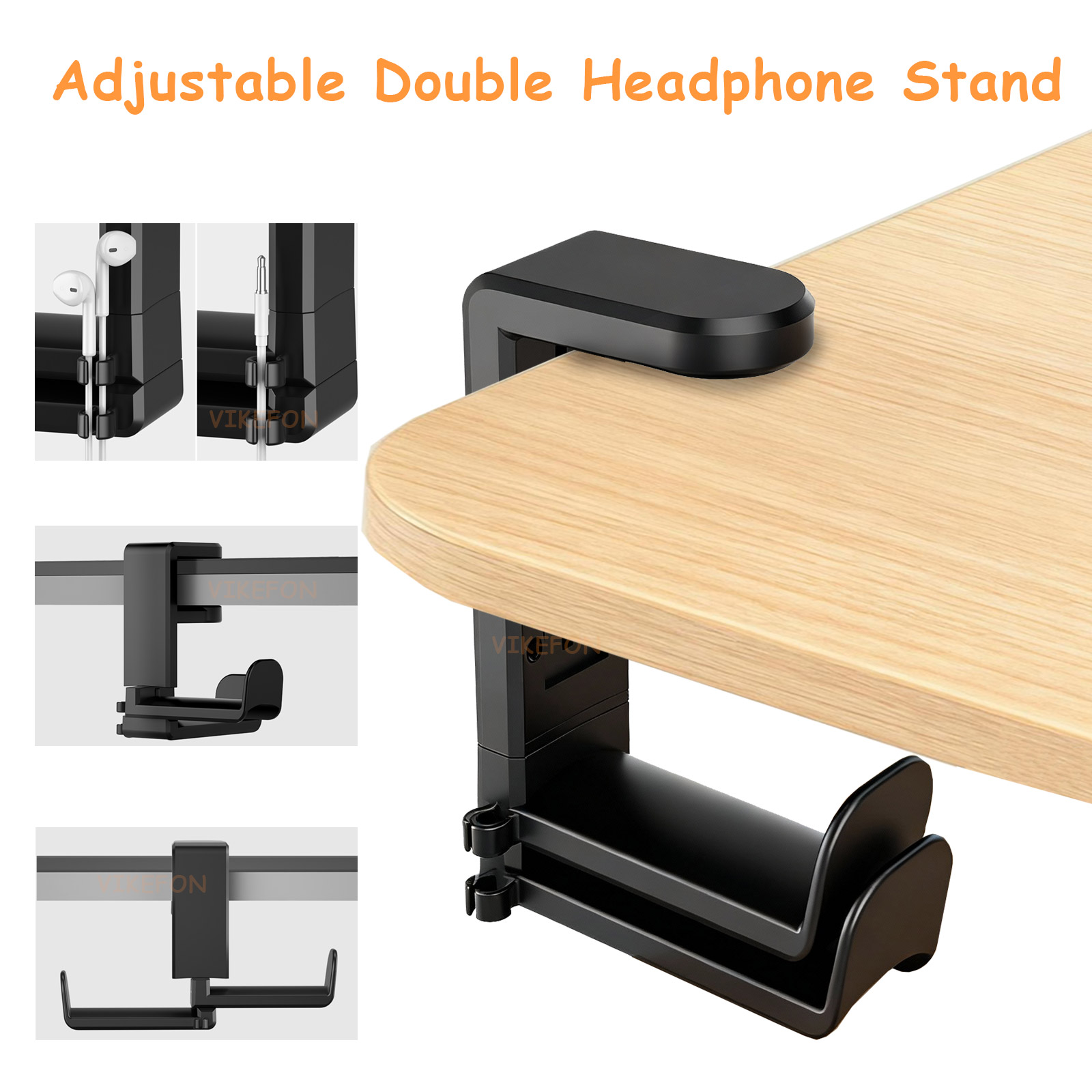 1 szt. Regulowany dwustronny s – Headset Stand recenzja i cena