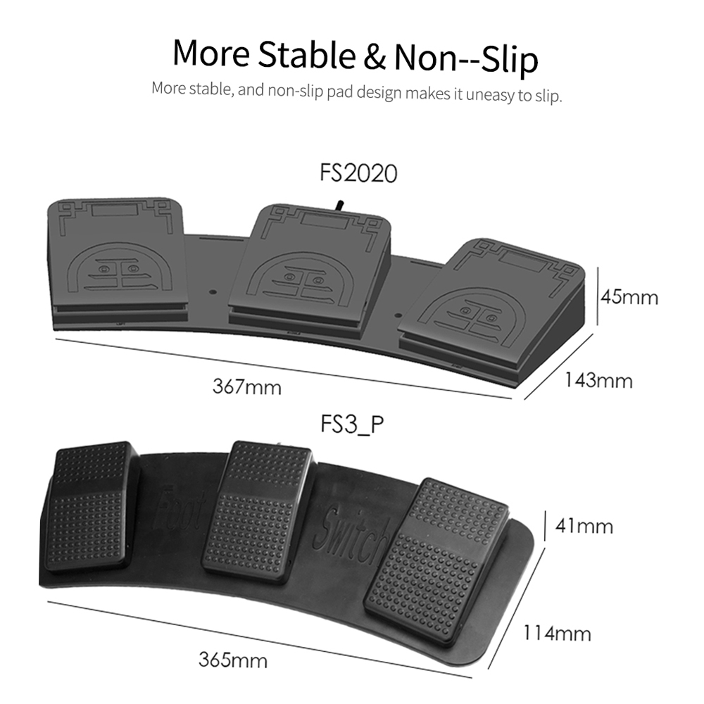 FS2020U1 USB Foot przełącznik  – Usb Foot Pedal Gaming recenzja i cena
