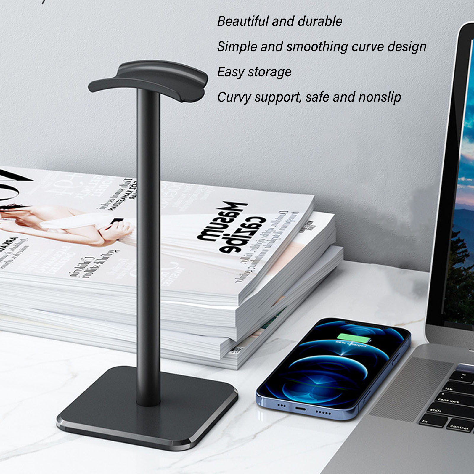 Stojak na słuchawki Zaokrąglon – Headset Stand recenzja i cena