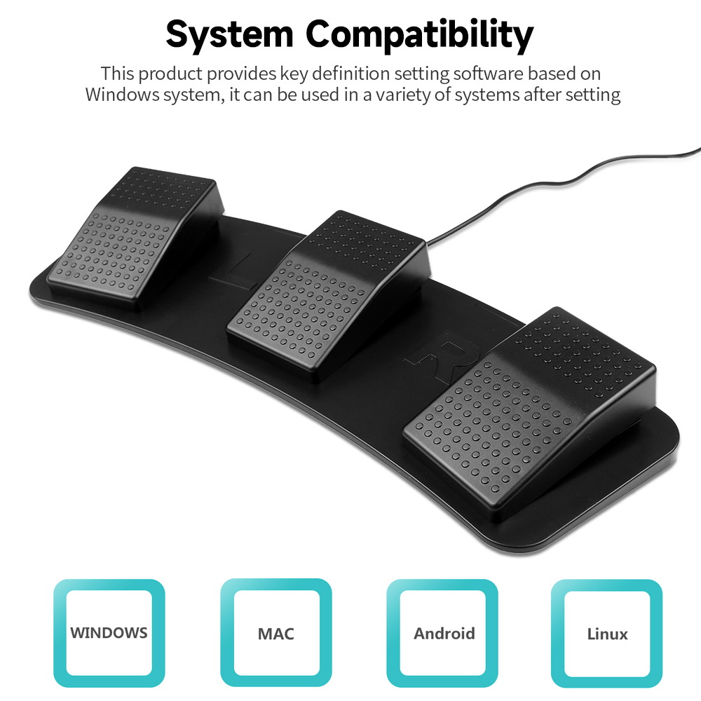 FS23-PM potrójny przełącznik n – Usb Foot Pedal Gaming recenzja i cena