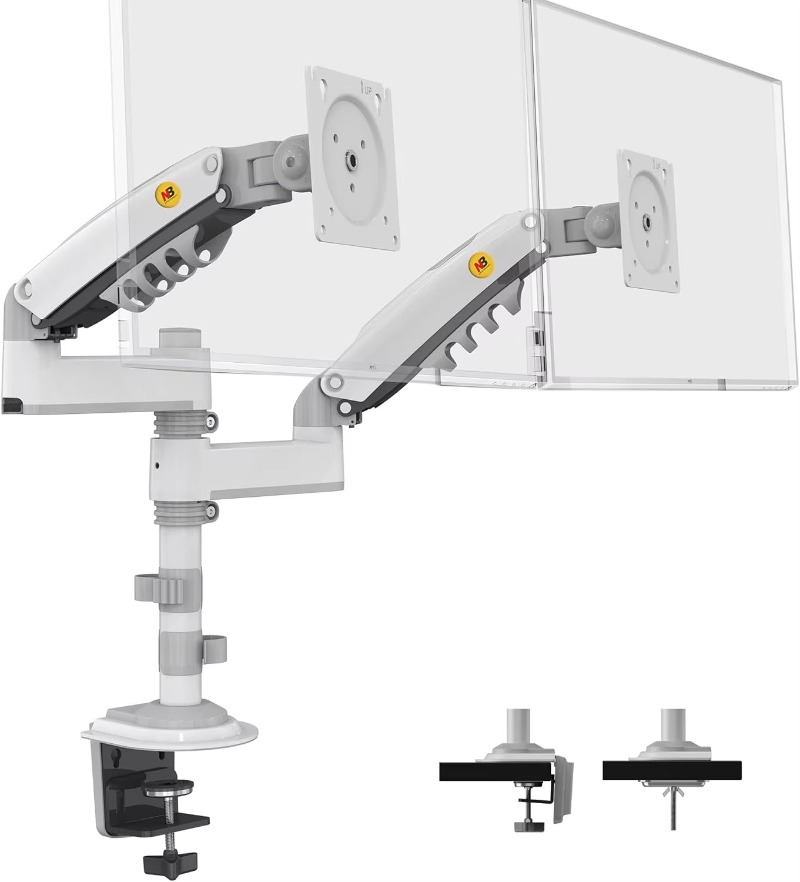 Podwójny uchwyt biurkowy na mo – Monitor Stand recenzja i cena