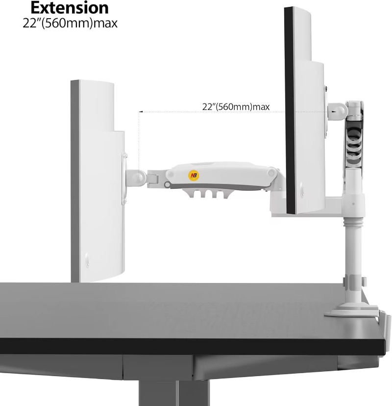 Podwójny uchwyt biurkowy na mo – Monitor Stand recenzja i cena